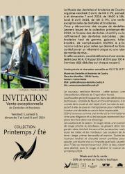 Carte com vente de dentelles printemps ete 2024