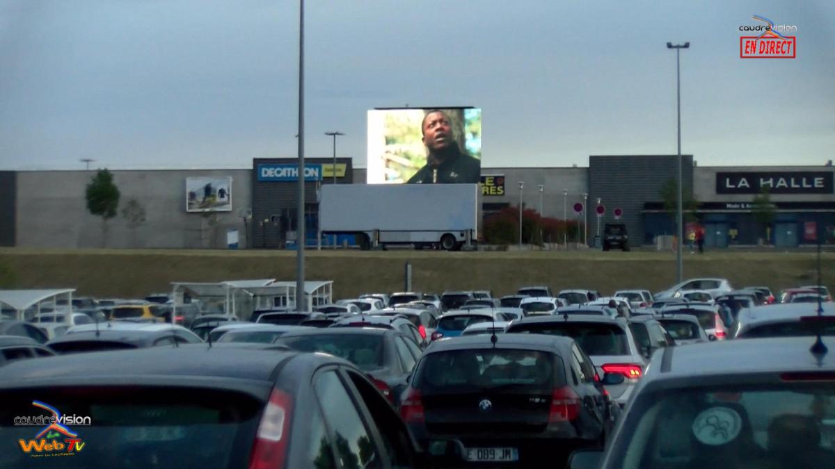 CINE DRIVE  à Leclerc  Caudry 12 Juin 2020  - www.caudrevision.fr