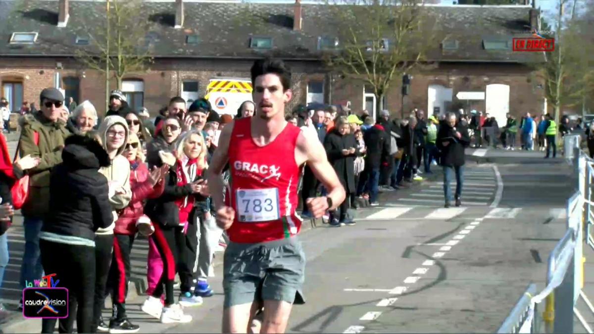 19 ème COURSE DE LA DENTELLE ARRIVEE 10KM -  www.caudrevision.fr
