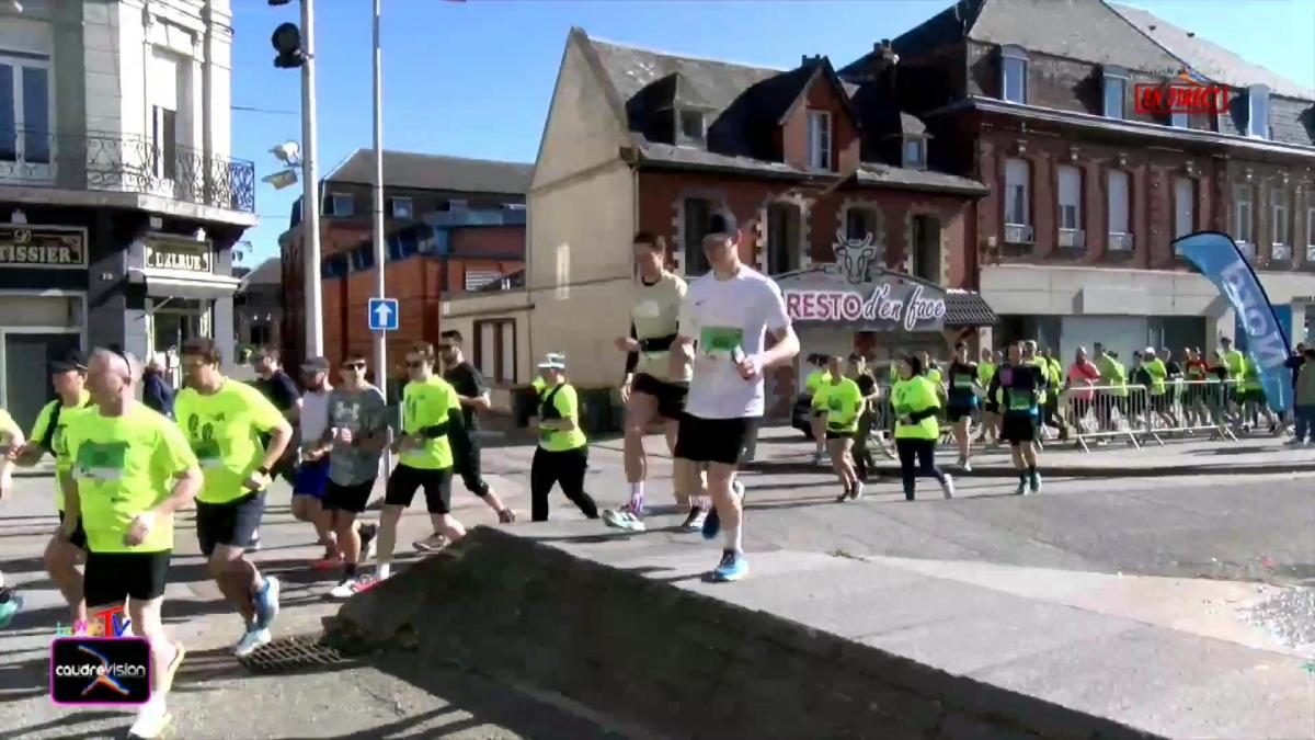 CAUDRY TRAIL URBAIN 2025 DEPART COUREURS 2 - Caudrévision.fr