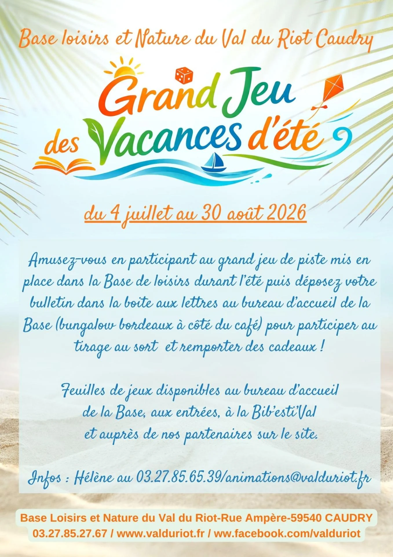 Jeu vacances ete