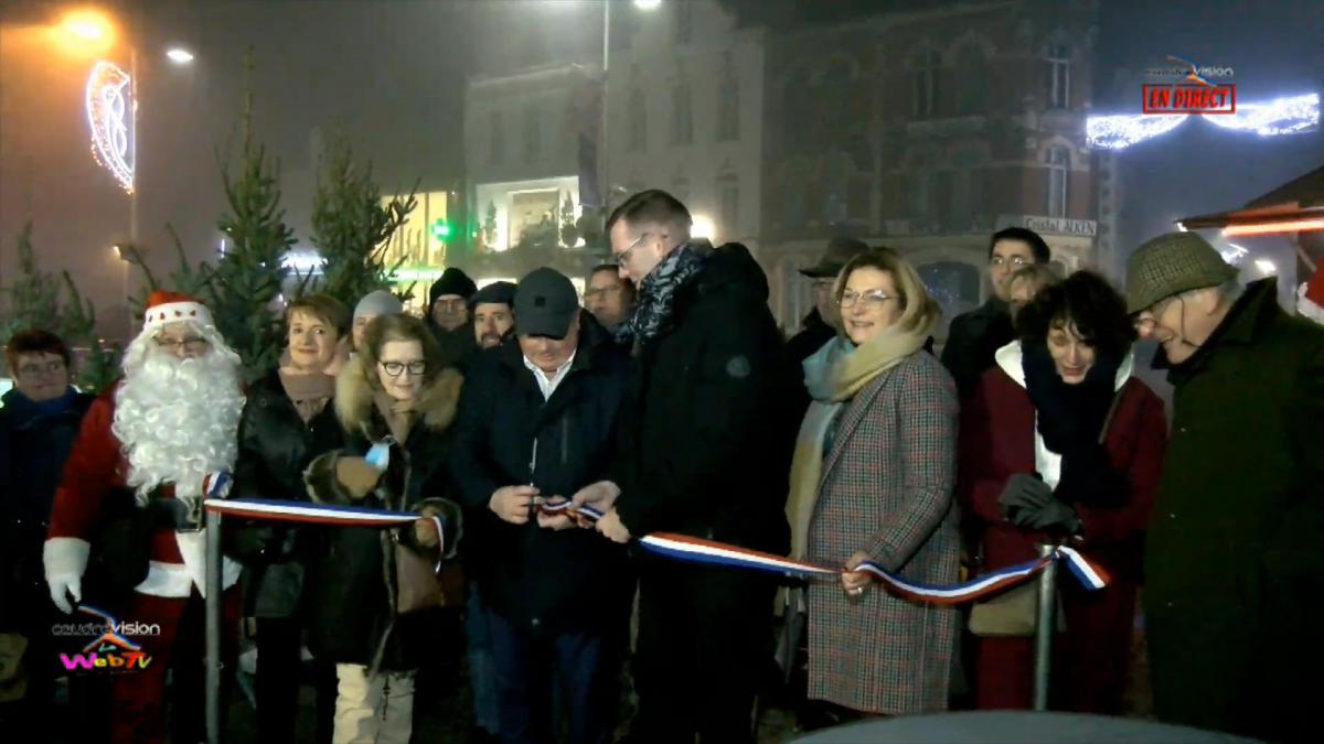 inauguration du village de Noel  -  www.caudrevision.fr