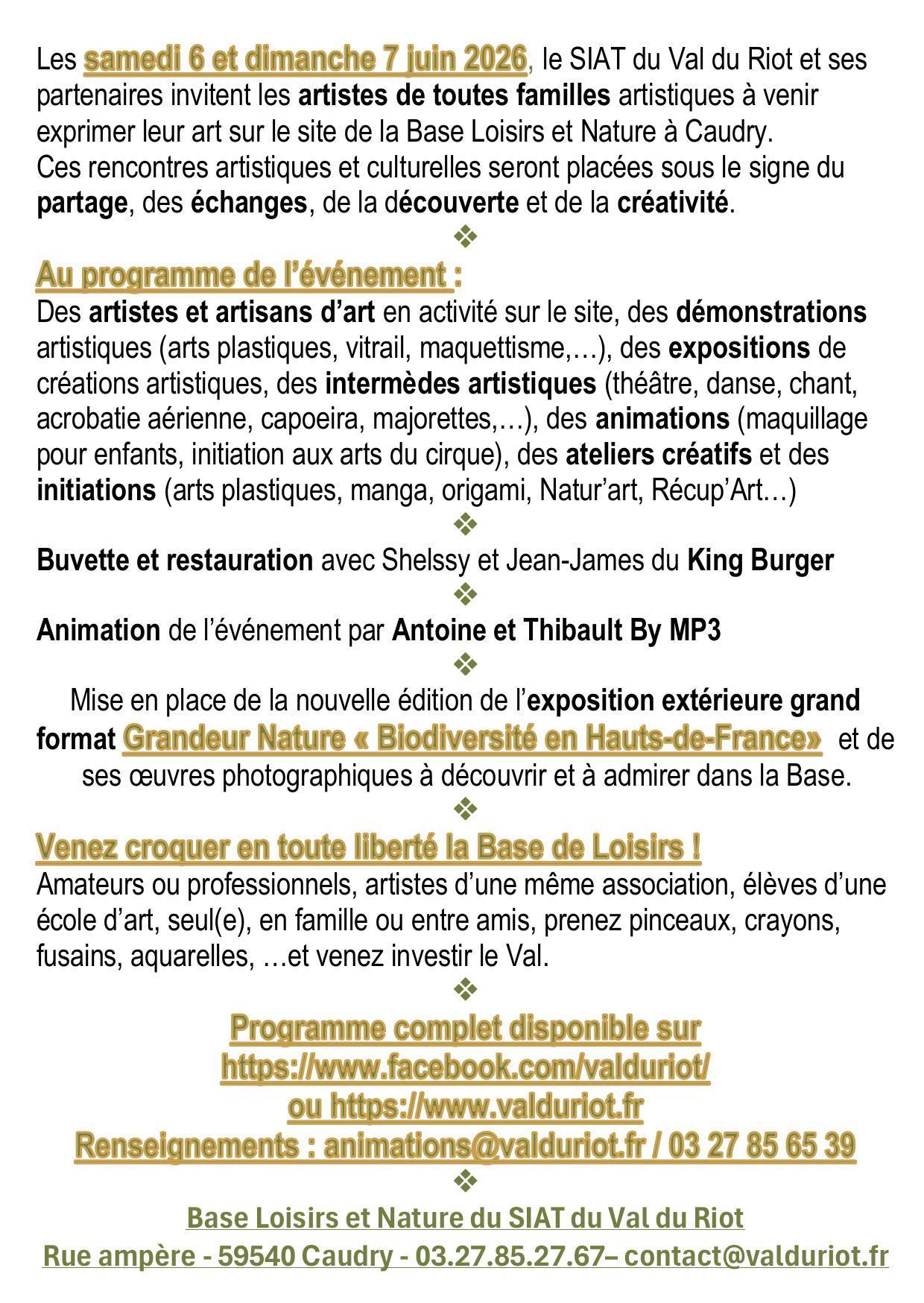 Programme 2026 images 1