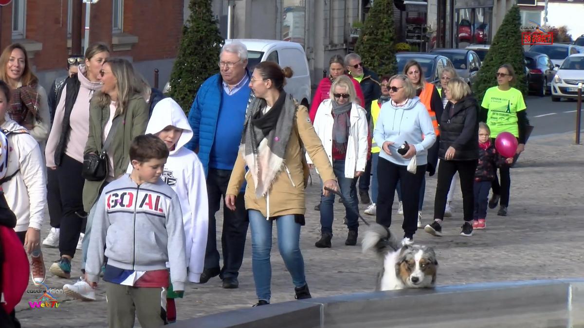 Marche du Ruban Rose á Le Cateau en Cambrésis  -  www.caudrevision.fr