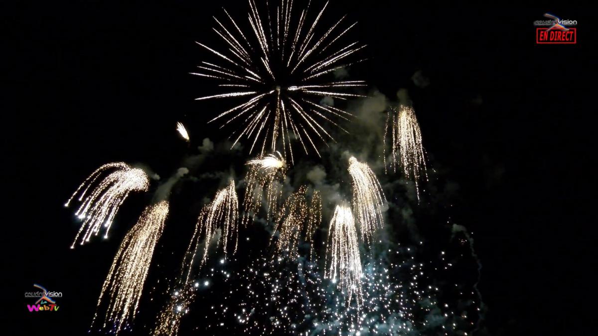 Spectacle Pyrotechnique á Caudry 2023 Val de Riot-  www.caudrevision.fr