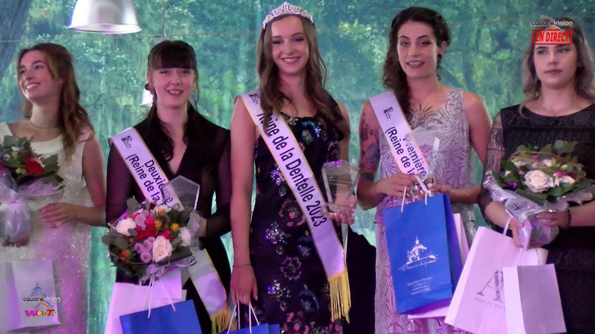 Reine de la Dentelle de Caudry 2023 fin-  www.caudrevision.fr