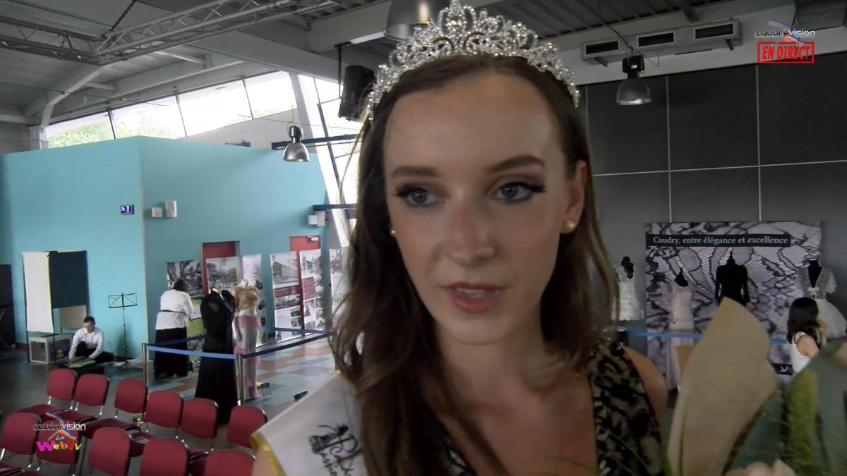 Reine de la Dentelle de Caudry 2023  interview de la Reine Julia JACQUEMIN-  www.caudrevision.fr